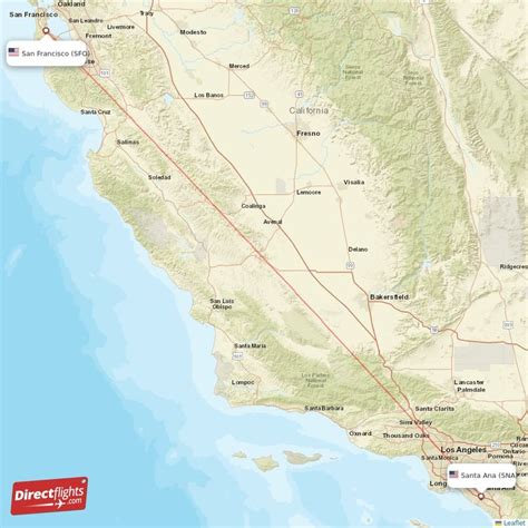 sfo to sna flight time|Flights from San Francisco to Santa Ana, SFO to SNA